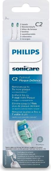 Actual product image Philips Sonicare C2 Optimal Plaque Defence (2 x)