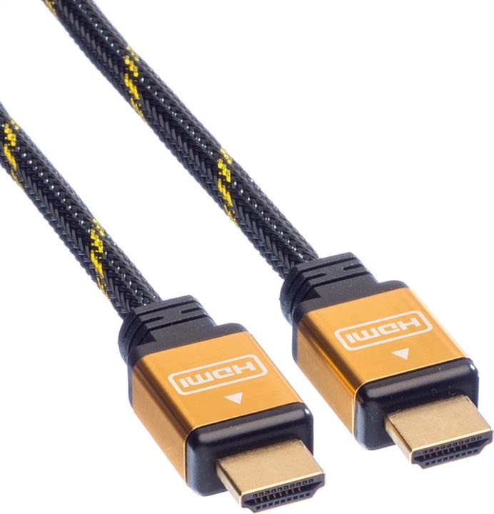 Roline Gold HDMI High Speed Kabel, ST-ST 2,0m (2 m, HDMI)