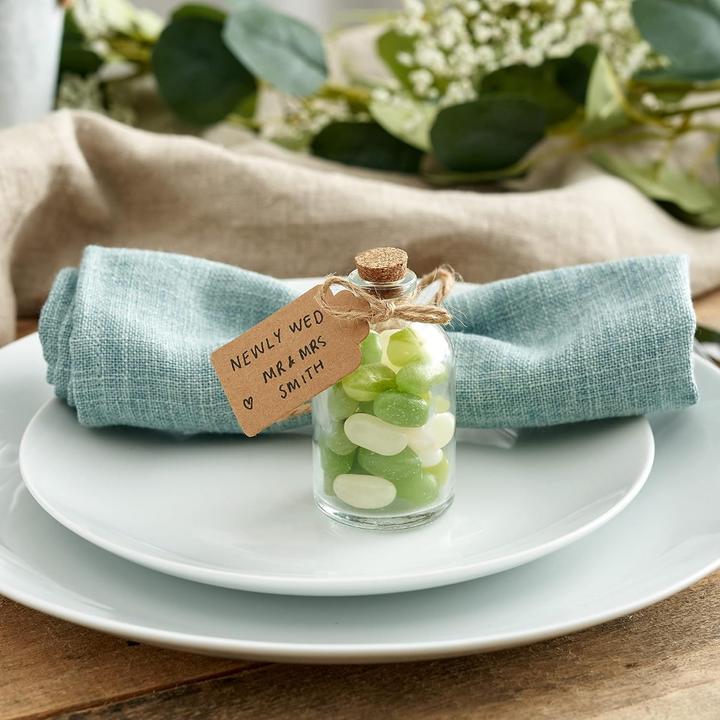 Image du produit The twiddlers Bouteille en verre avec bouchon en liège (Ø 4 x 8 cm)