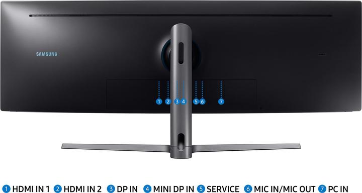Actual product image Samsung LC49HG90DMRXEN (3840 x 1080 pixels, 49")