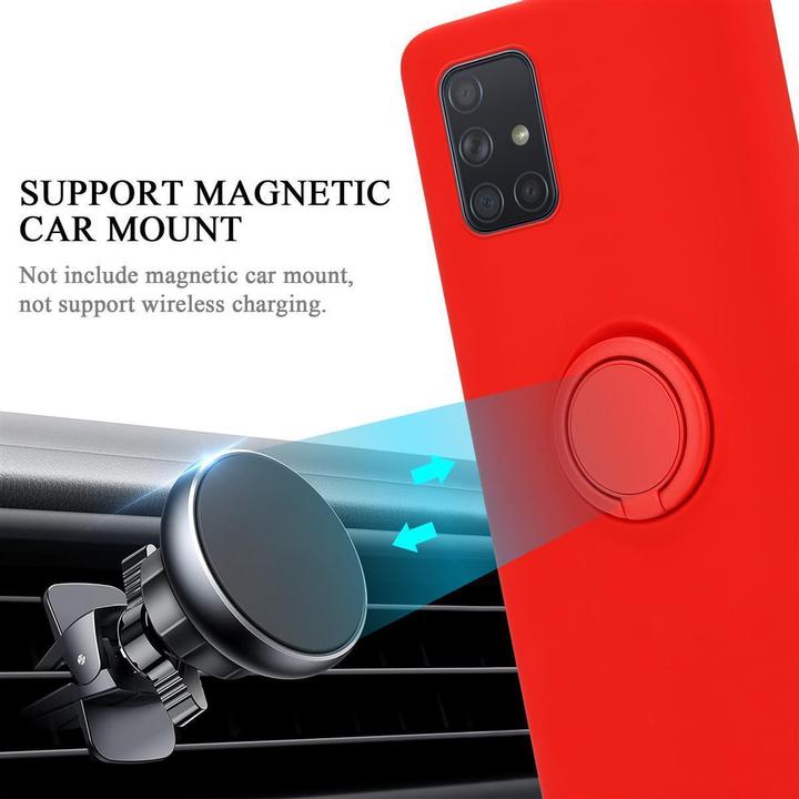 Produktbild Cadorabo TPU Liquid Ring Silicone Case Hülle (Samsung Galaxy A71)