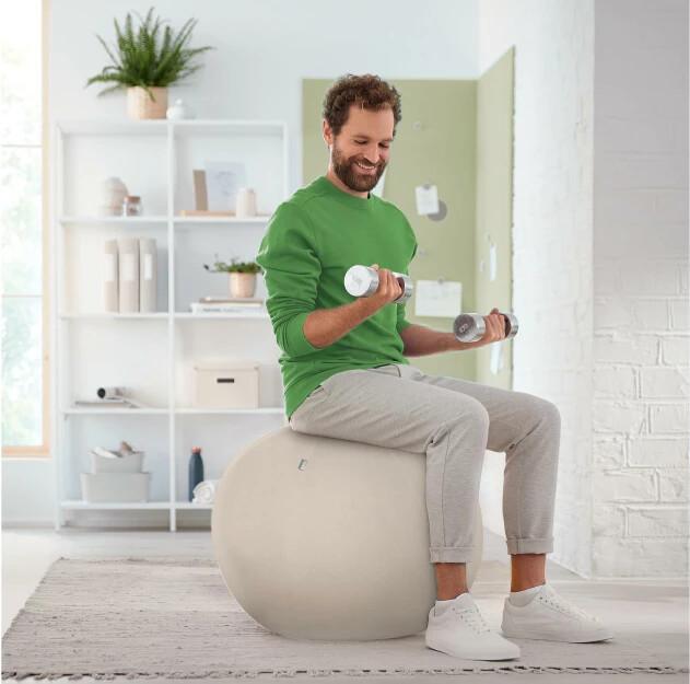 Immagine prodotto Leitz Sedile Ball Active Ø 65cm grigio chiaro (65 cm)