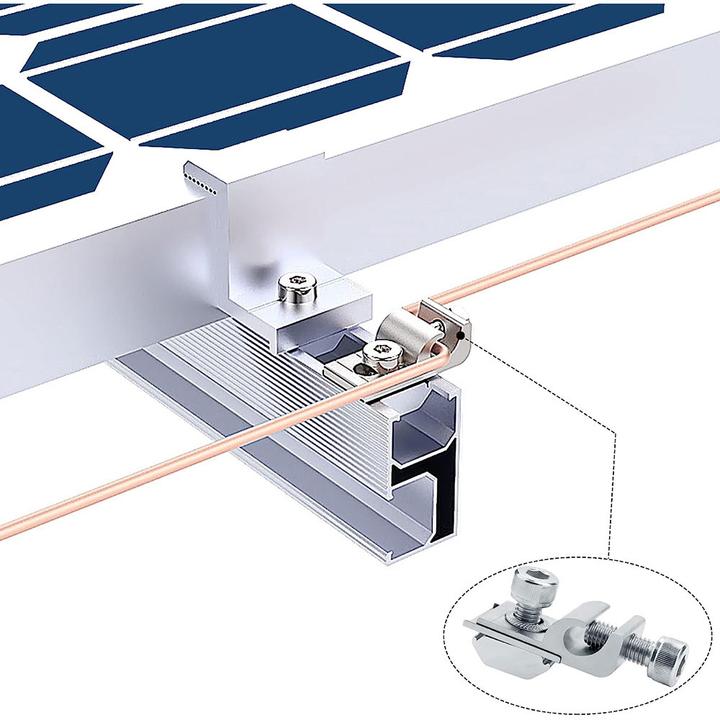 Produktbild Offgridtec Erdungsklemmen für PV Module 6 Stk.
