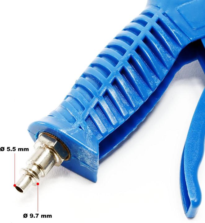 Produktbild Wiltec Druckluft Reinigungspistole AusblaspistoleTrockenreinigung 5m Druckluftschlauch