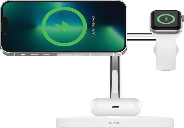 Image du produit Belkin BoostCharge Pro 3-in-1 Ladegerät mit MagSafe (15 W)
