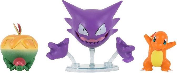 Proxy Pokemon - Battle Figure Set 3 pack - Charmander, Appletun & Haunter (PKW0181)