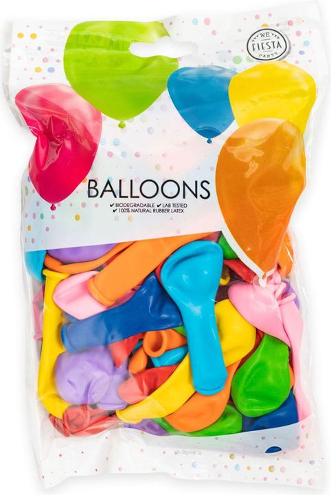 Produktbild Globos Europe Luftballons in verschiedenen Farben, 30 cm, 100 Stück. (100 x)
