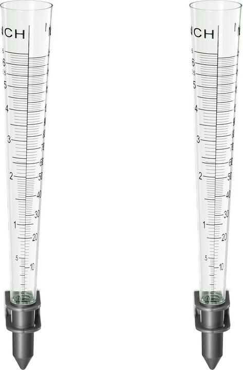 Actual product image Relaxdays 2x rain gauge