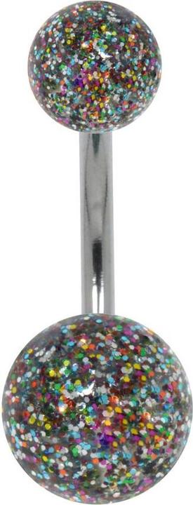 Actual product image Bijouteria Bellypiercing (Stainless steel, Plexiglass)
