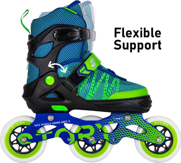 Produktbild Story Urban verstellbare Inlineskates grün 31-34 (1100005047881) (31)