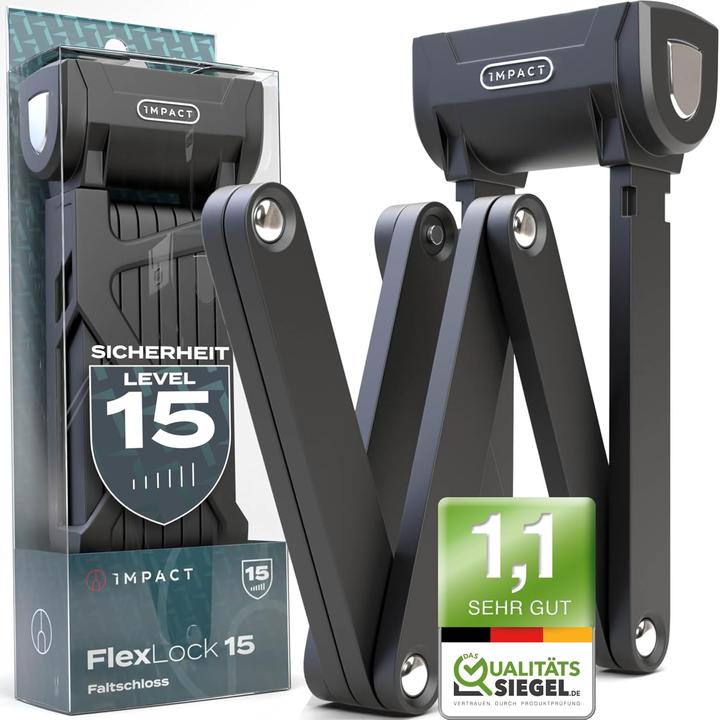Image du produit Impact Bike Accessories FlexLock 15 Antivol pliable (110 cm)