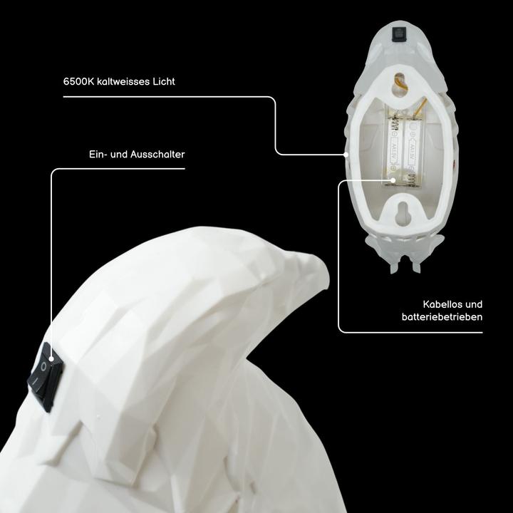 Produktbild Hermex Adler-Lampe Dekorationslampe Wandlampe Nachtlicht Wandleuchte Dekoration