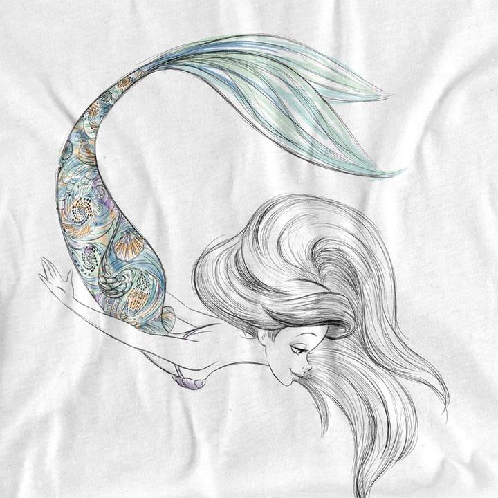 Produktbild The Little Mermaid Pearlescent TShirt (S)