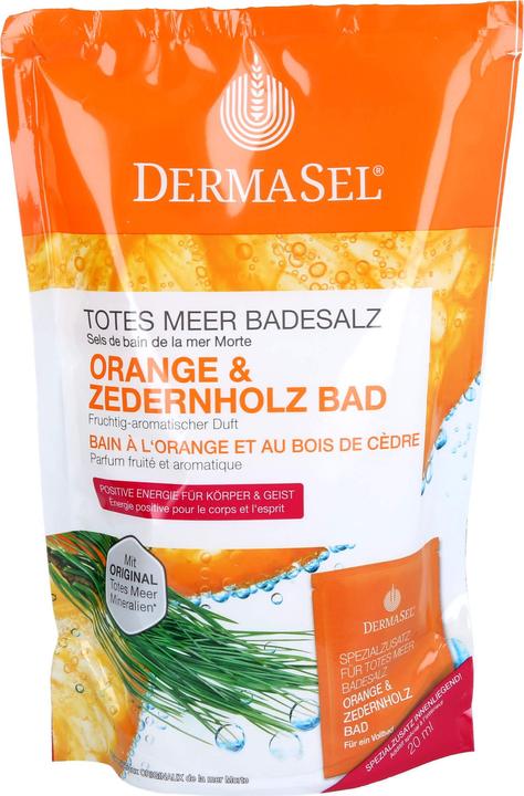 Immagine prodotto DermaSel Sali da bagno all'arancia e al cedro tedesco/francese (Sali da bagno)