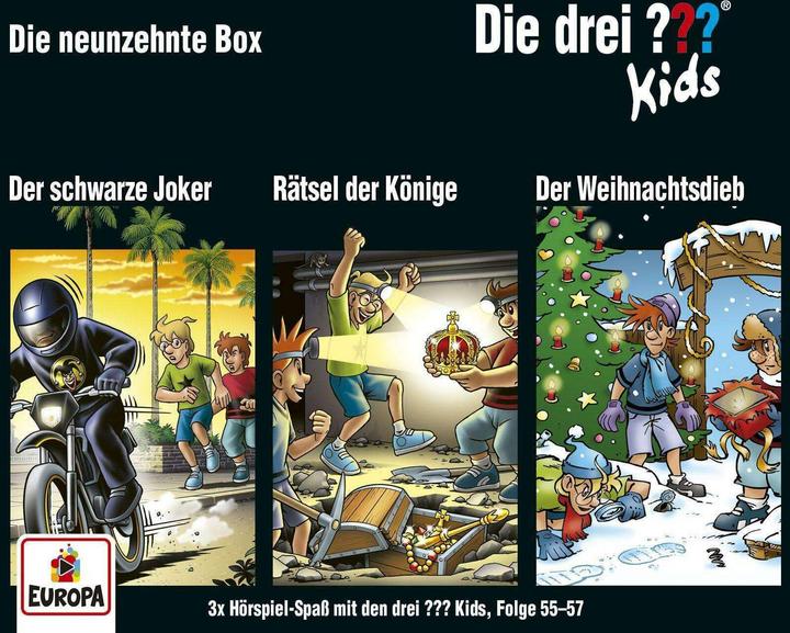 Image du produit Les trois?? Kids 19e / Coffret de 3 épisodes 55 - 57 (3 CD audio) (Allemand)
