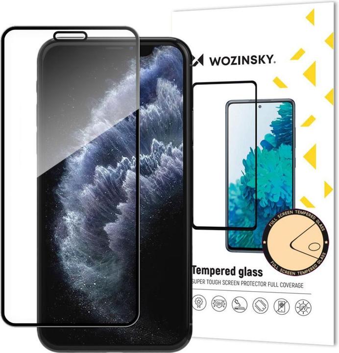 Immagine prodotto Wozinsky vetro temperato super resistente a tutta colla con cornice custodia amichevole per Apple iphone 11 p (1 Pezzo/i, Apple iPhone 11)