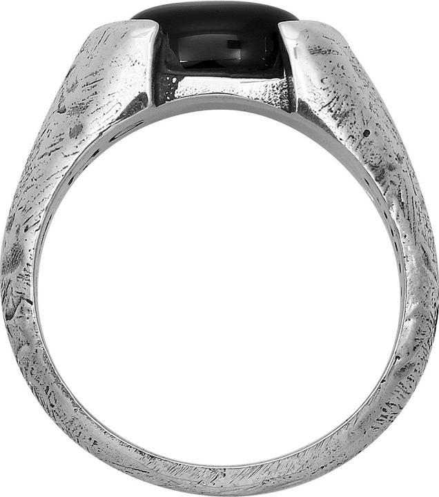 Immagine prodotto Haze & Glory Ring Liberty - Schwarzer Onyx 925 Silber (58, 925 Argento)