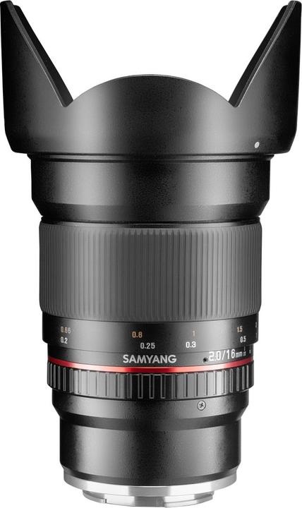 Image du produit Samyang 16mm f/2-23MFT (Micro Four Thirds, APS-C / DX)