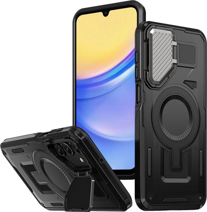 Image du produit Techsuit - CamVault MagSafe - Samsung Galaxy A15 4G / A15 5G - Black (Samsung Galaxy A15 5G, Samsung Galaxy A15)
