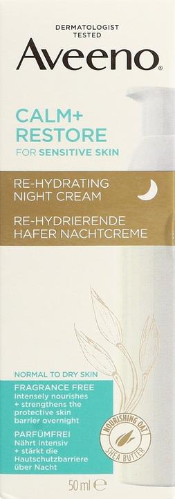 Immagine prodotto Aveeno Calm+Rest Re Hyd Night Cr Ha 500ml (50 ml, Crema notte)