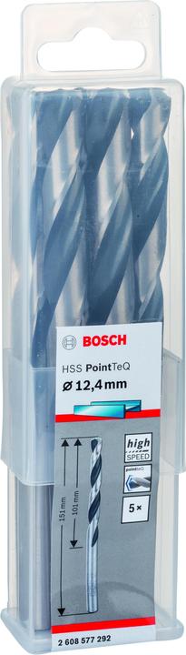 Actual product image Bosch Professional Zubehör HSS twist drill PointTeQ (12.4 mm)