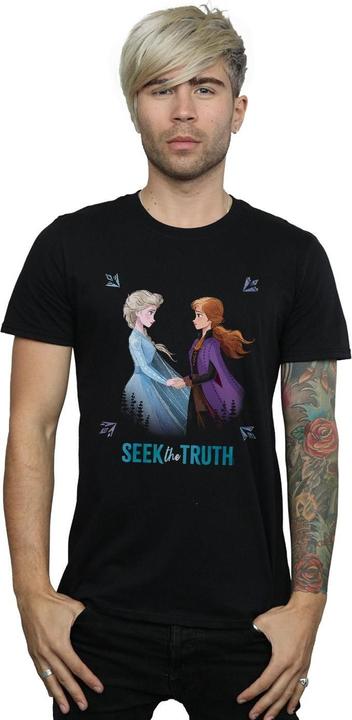 Image du produit Disney - T-shirt FROZEN ELSA AND ANNA SEEK THE TRUTH - Homme (4XL)