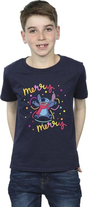 Immagine prodotto Disney Lilo & Stitch Merry Rainbow Maglietta Ragazzi (128)