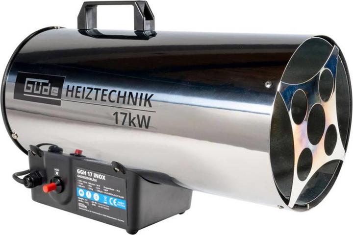 Immagine prodotto Güde Termoventilatore a gas GGH 17 INOX Riscaldamento Cannone da costruzione Riscaldatore rapido - 85006 (4284.70 W)