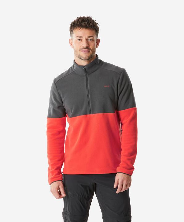 Image du produit Quechua Pull polaire homme randonnée - MH 500 rouge (4XL)