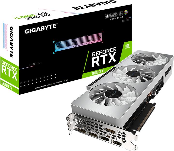 Image du produit Gigabyte GeForce RTX 3080 Ti VISION OC 12G LHR (12 Go)