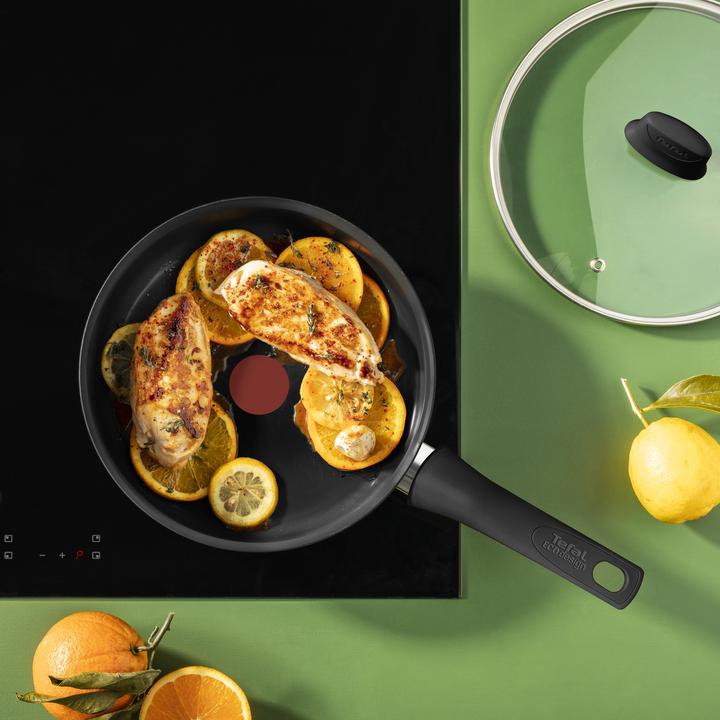 Produktbild Tefal Kochtopf mit Deckel Renew Black On 24 cm (24 cm, Kochtopf, Aluminiumguss, Keramik)