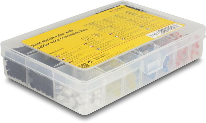 Actual product image Delock Heat shrink tubing with solder wire connector Assortment box 308-pcs. (308 x)