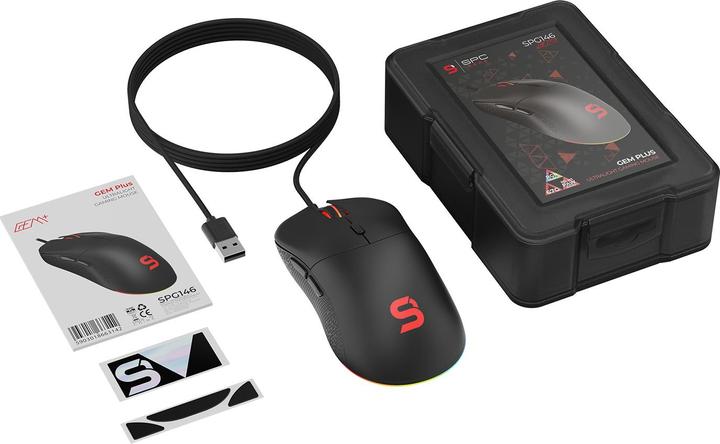 Actual product image SPC Gear GEM Plus Mouse (Cable)