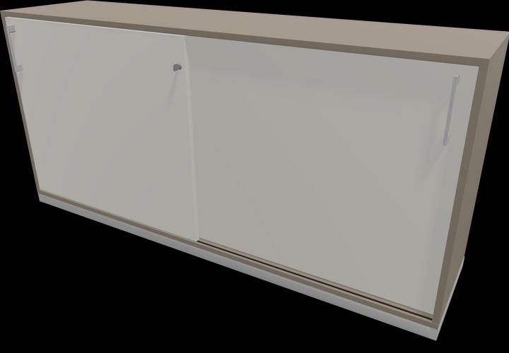 Actual product image Narbutas Choice sliding door cabinet (160 x 40 x 76 cm)