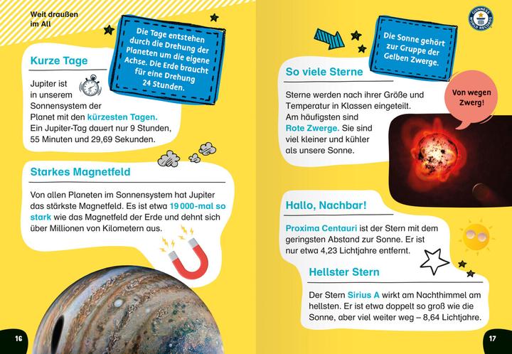 Produktbild Ravensburger Guinness World Records für Erstleser - Weltraum (Rekordebuch zum Lesenlernen) (Deutsch, 2024)
