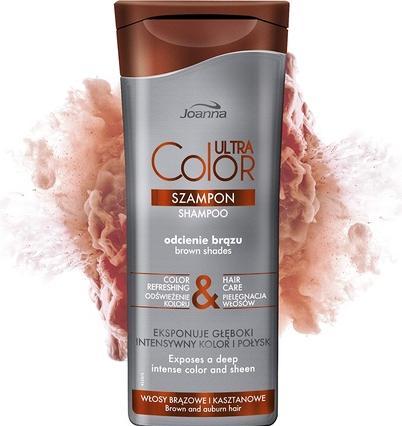 Joanna Ultra Color System Shampoo For Brown & Auburn Hair Shampoo Highlighting Shades Of Brown And (200 ml)