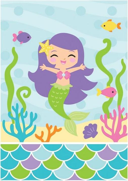 Produktbild Creative Party Mermaid Friends Partytüten 8erPack