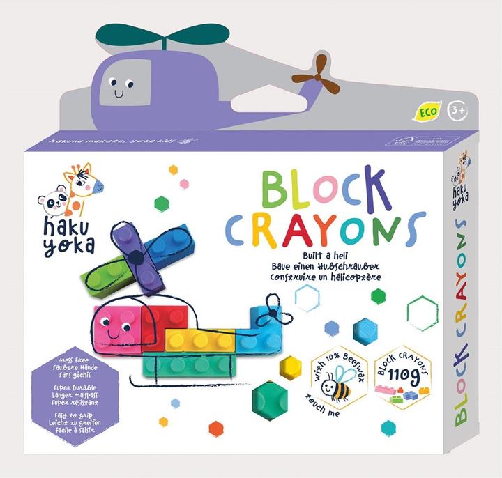 Produktbild Haku Yoka Block-Wachsmalkreiden Helikopter (MQ2) (Mehrfarbig)