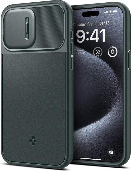 Actual product image Spigen Optik Armor (MagFit) (Apple iPhone 15 Pro)