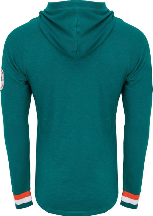 Immagine prodotto Mitchell & Ness Felpa con cappuccio in maglia fiammata - Miami Dolphins (XXL)