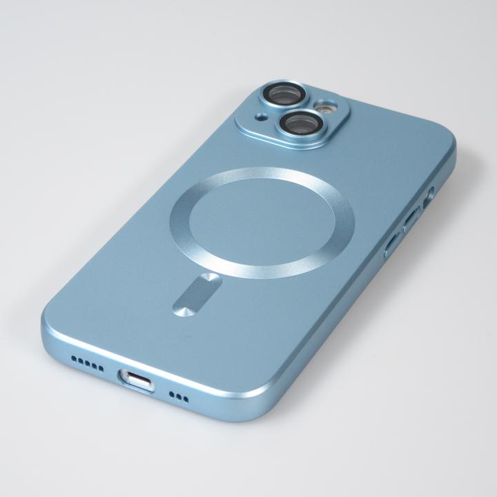 Produktbild PhoneLook Hülle Gummi weich mit Kameraschutzglas MagSafe (Apple iPhone 14)