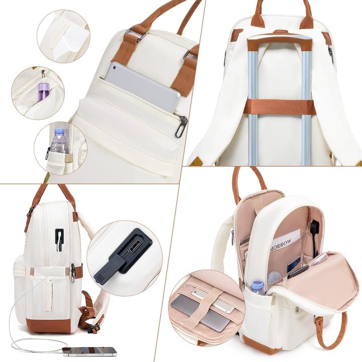 Produktbild Coolife Reise Set - Koffer, Rucksack, Kulturbeutel (60 l, M (50 - 90l))