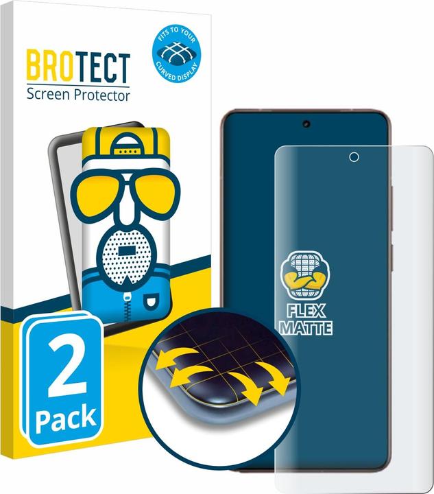 Actual product image BROTECT Full-Screen Protector Matte (2 Piece, Realme GT)