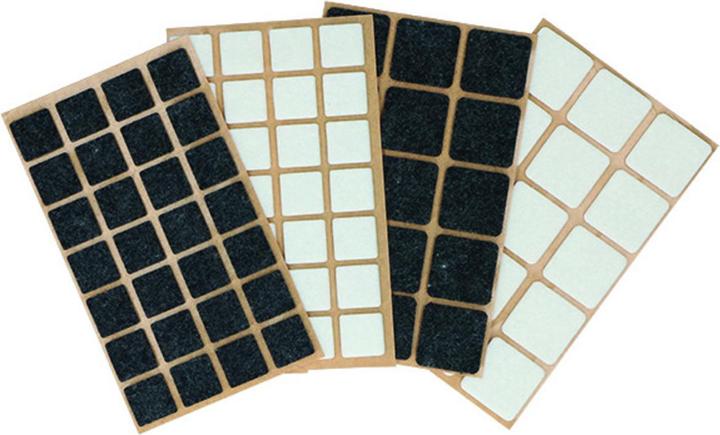 Image du produit OK-Line Planeurs en feutre carrés, autocollants (Planeurs en feutre, 15 pièce(s))