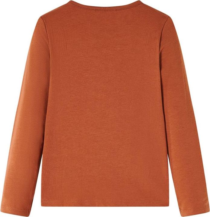 Immagine prodotto VidaXL Camicia da bambino a maniche lunghe Cognac 128,Materiale: 95 % cotone. 5 (128)