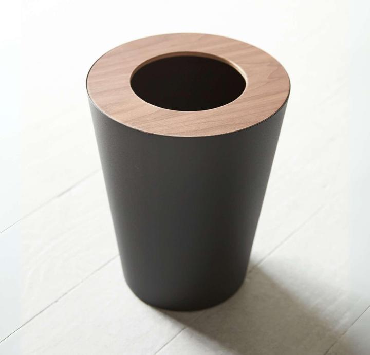 Produktbild Yamazaki - Trash Can Round - Rin - brown (1300 l)
