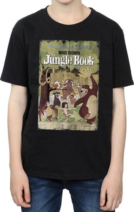 Immagine prodotto Disney The Jungle Book Retro Poster Maglietta Ragazzi (152, 158)