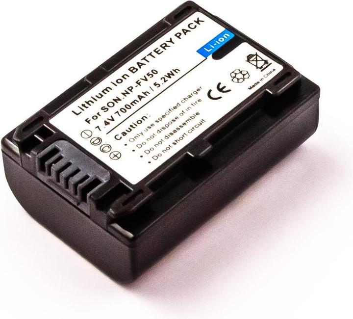 Immagine prodotto AGI Batteria compatibile con Sony HDR-PJ810E - Batteria - 650 mAh (Accumulatore di carica elettrica)