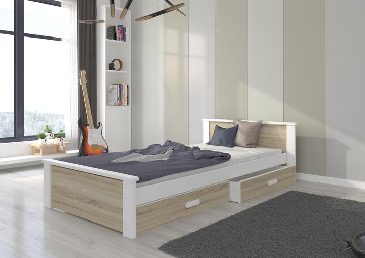 Produktbild ADRK Furniture Bett mit Matratze ALDEX 200x90 (200 x 90 cm)