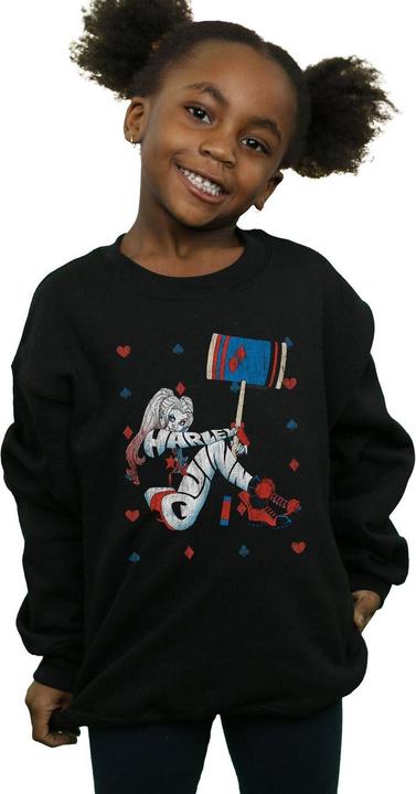 Immagine prodotto Felpa da ragazza Harley Quinn Playing Cards Suit (104)